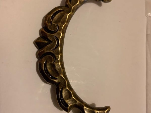Door , drawer,  handles antique brass