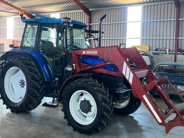 New Holland ts110 with Chillton Loader