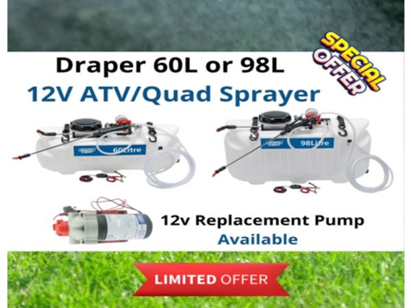 Draper Expert Spot/Broadcast Sprayer (60L or 98L )