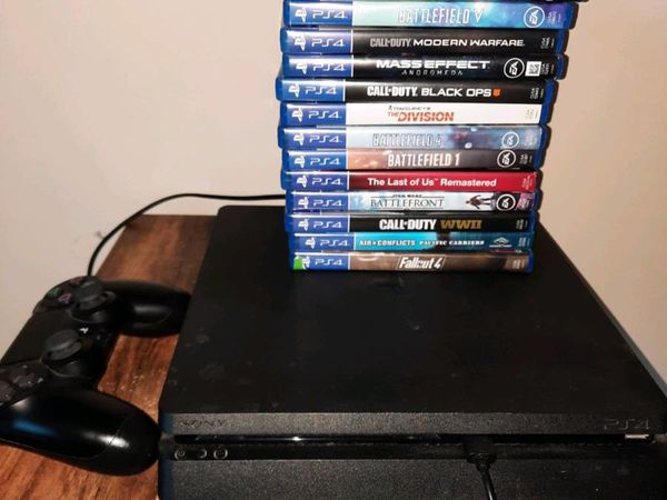 PS4 (500gb)with games as pictured