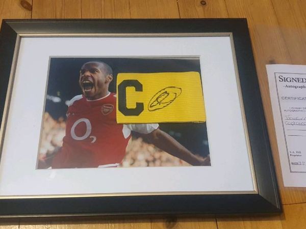 Thierry Henry SIGNED ARMBAND with COA
