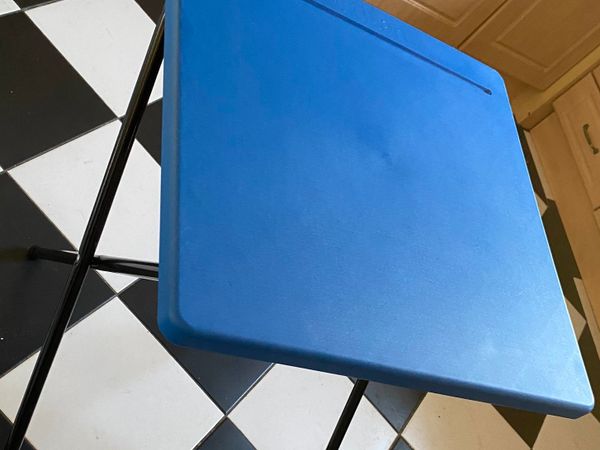 As New Blue Titan Foldable Study Desk