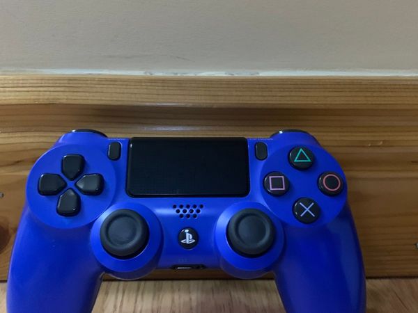 DualShock PlayStation controller blue