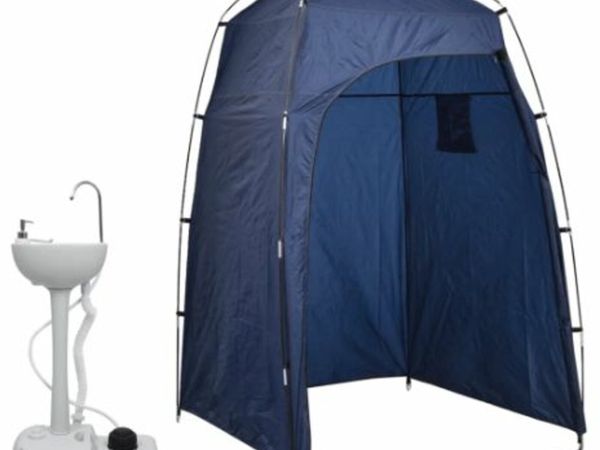 New*LCD Portable Camping Handwash Stand with Tent 20 L