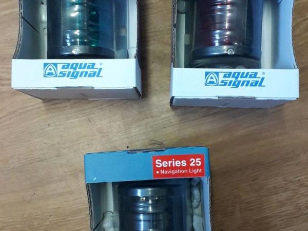 New unused Navigation lights, still in boxes.