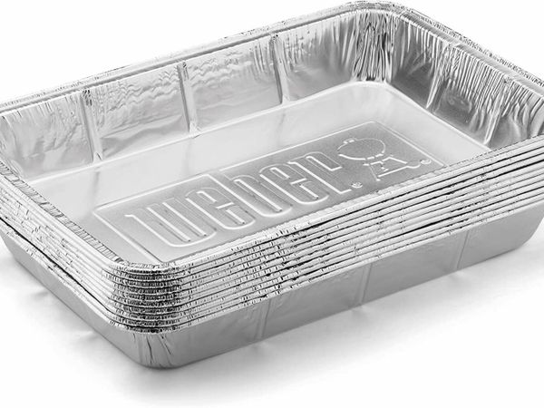 Drip Pans 10-Piece, Small, Silver
