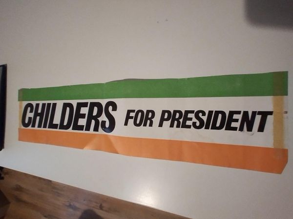 Small Childers for president poster