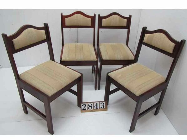 Set of 4 chairs.   #2843