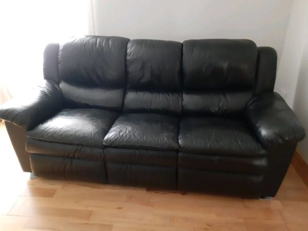 Leather 3 seater