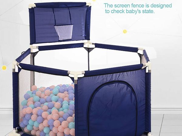 Children's Pool Playpen For Kids Baby Playground Safety Fence Balls Pool Basketball Court Child's Tent Birthday Gifts