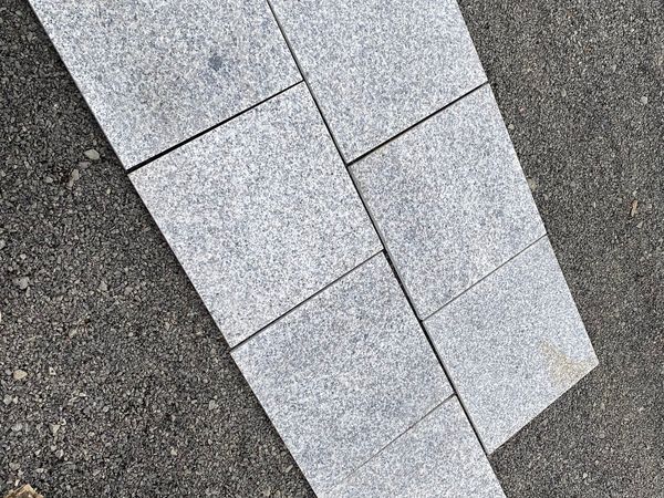 Large quantity of granite floor tiles