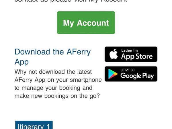 Ferry ticket from FR-IE or IE-FR date can change