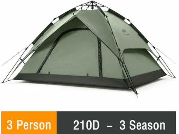 3-4 Person Travel Family Sun Shelter Portable Automatic Fishing Tent Outdoor Picnic Camping Tent