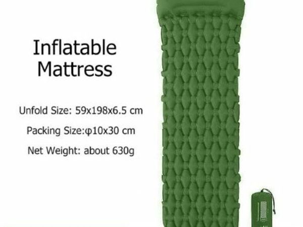 Inflatable Mattress Ultralight Camping Mattress Outdoor Air Mattress Camping Mat Sleeping Mat Nylon Sleeping Pad