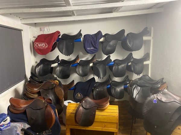 Large selection of secondhand pony saddles