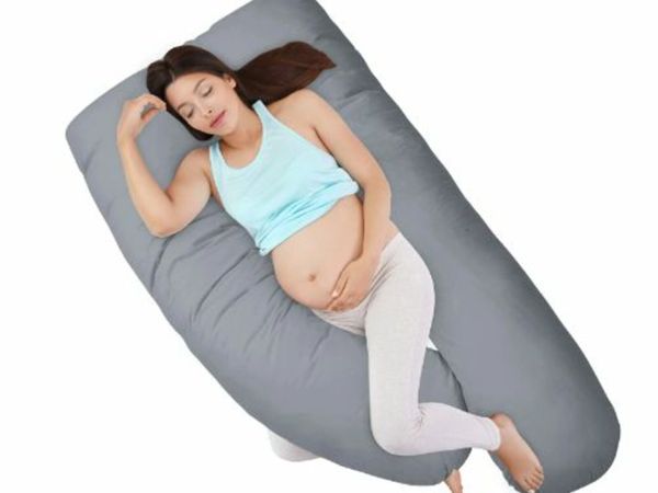 Maternity Pillow Breastfeeding Pillow Storage Pillow Side Sleeping Pillow U Shape Long Pillow Leg Pillow