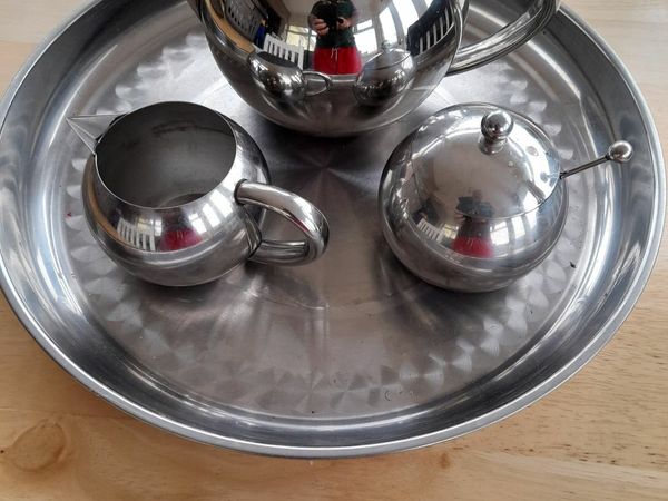 Stainless steel tea or coffee set  new