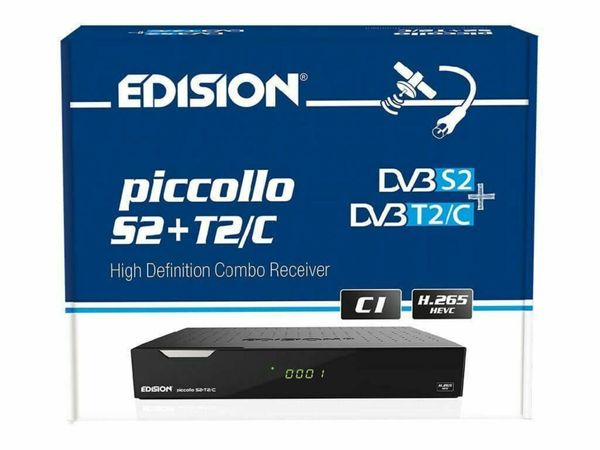 Edision DVB-T2 Receiver  Combine Saorview & Freeview HD on 1 Box