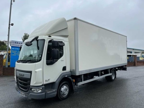 2017 daf lf 45 150 7.5 ton 22ft box with tail lift