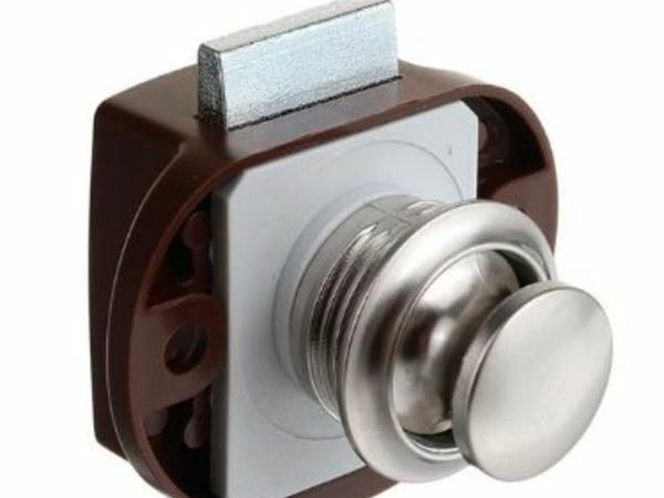 Car Push Lock Diameter 18mm RV Caravan Boat Motor Home Cabinet Drawer Latch Button Locks For Furniture Hardware