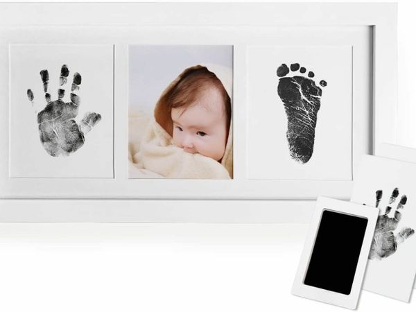 Baby Handprint and Footprint Photo Frame Kit