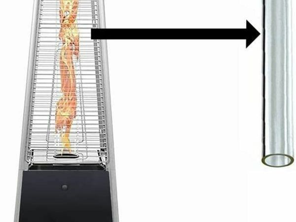 BU-KO Glass Tube Replacement for Pyramid Gas Patio