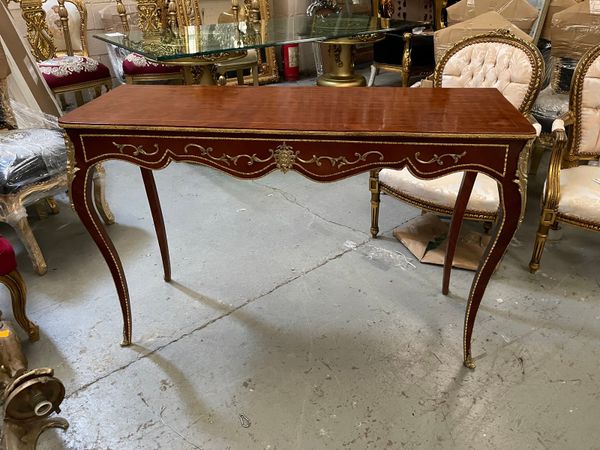 Very nice Brass mounted Console Table