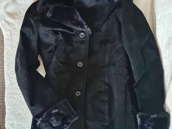 Real leather with fur lining Coat