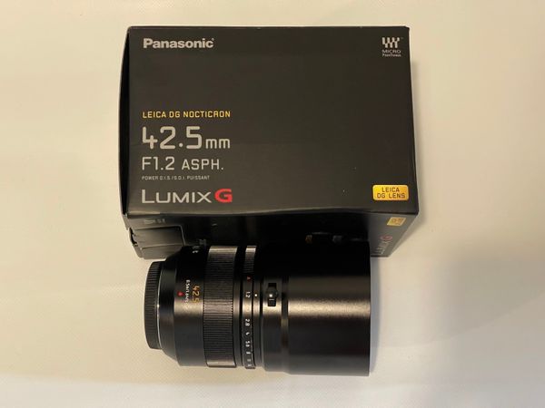 Panasonic Leica DG Nocticron 42.5mm f1.2 lens ASPH