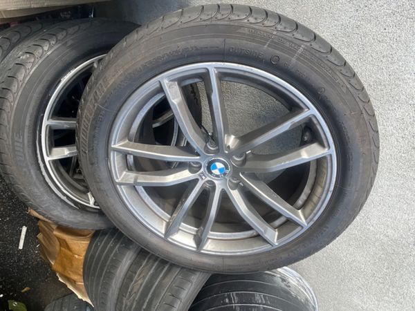 18”BMW g30 5x112 alloys m sport & tyres