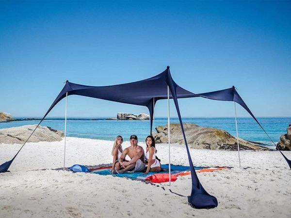 Pop Up Beach Tent Sun Shelter UPF50+ with Sand