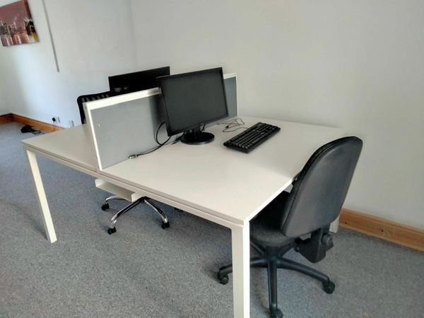Office desks and chairs