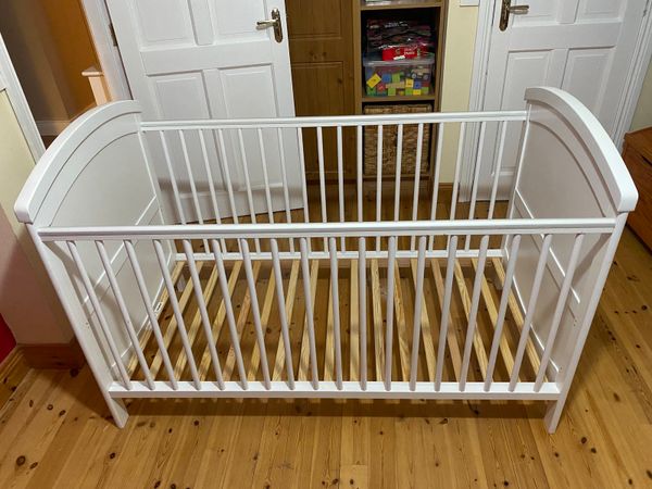 Baby Elegance White Cot Bed
