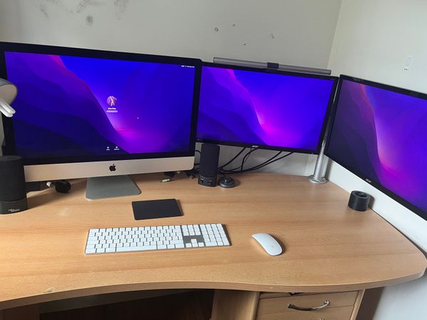 Apple iMac 27’ & dual screen setup