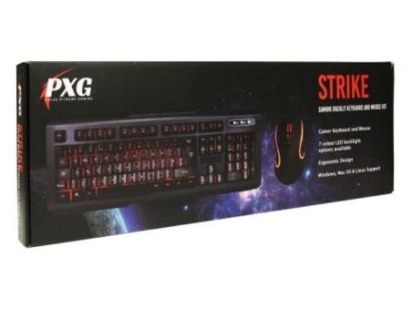 Pulse PXG Strike LED Gaming Desktop Kit