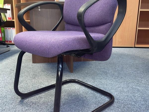 10 x Purple Wallis Meeting Chairs- Grade A