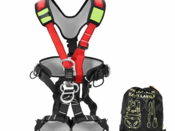 Safety Climbing Harness Protection Rock Climbing Equipment Suitable For Climbing Floors Roof Work Outdoor Expansion Belt