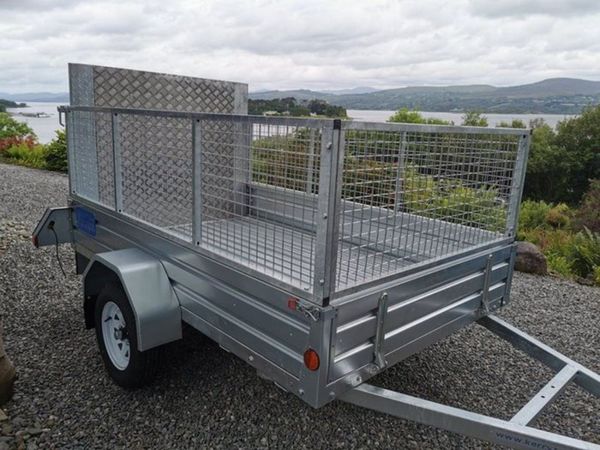 CAGED NEW TIPPING TRAILERS + RAMPS + COVERS.