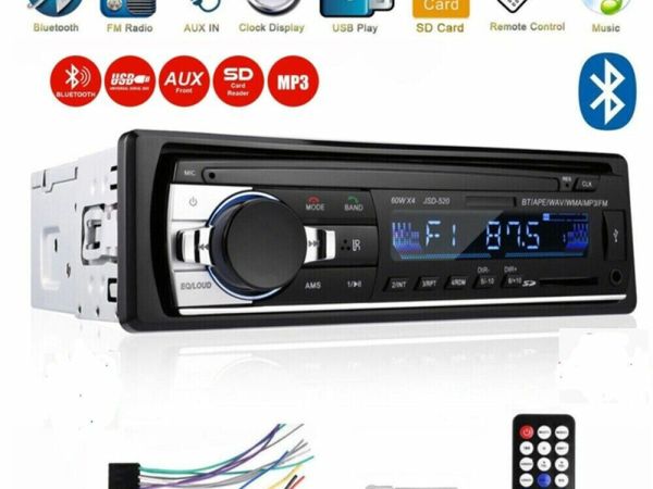 Bluetooth Car Radio Stereo Head Unit Player In-dash MP3 /USB/SD/Iphone/FM Non CD