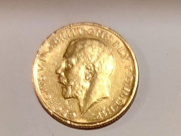1912 full sovereign coin only excellent condition for age