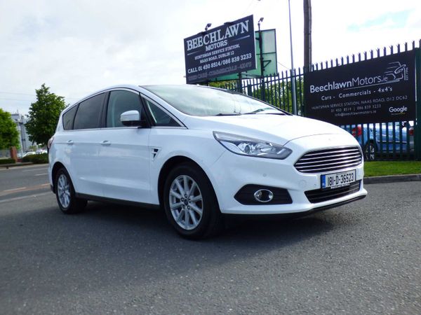 Ford S-Max MPV, Diesel, 2018, White