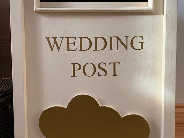 Secure wedding cards post box for hire