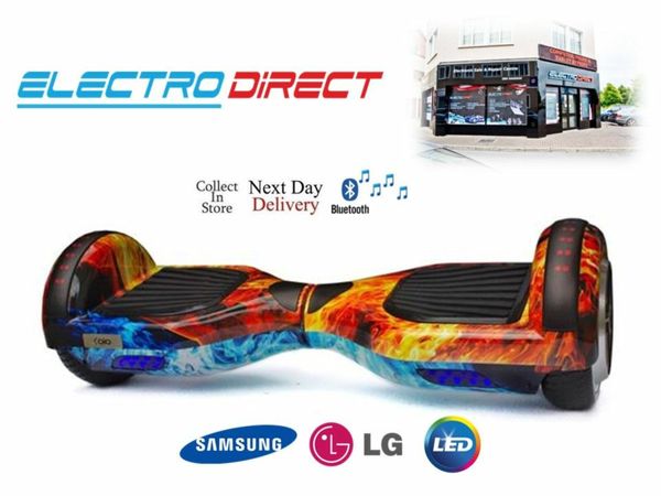 6.5 inch Hoverboard Diablo Bluetooth - icy Flame