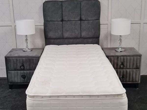 Main picture single bed grey or navy blue yes 349€