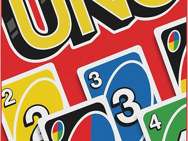 UNO Card Game for Kids and Families in Collectible Tin with 112 Cards and Instructions, Makes a Great Gift for 7 Year Olds and Up