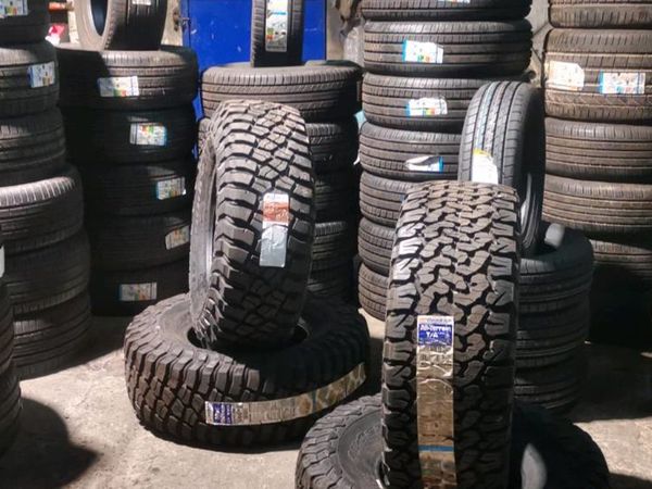 Branded tyres for sale at low prices (4x4 and car)