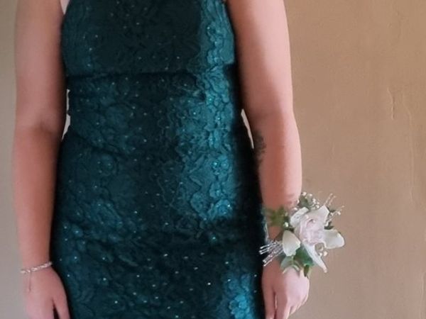 Graduation/Debs Dress , Emerald Green,