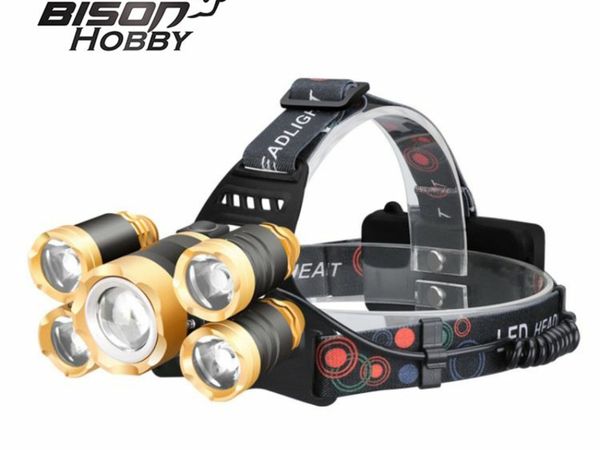 Headlamp flashlight LED Bisonhobby