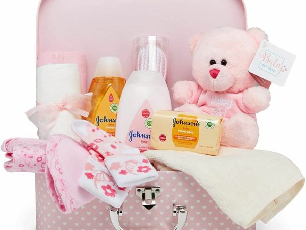 Newborn Baby Girl Gift Set - Hand packed Pink Hamp