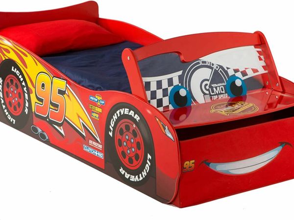 Disney Cars 3 Lightning McQueen Toddler Bed by HelloHome